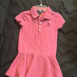 Ralph Lauren Kids Pink Polo Dress